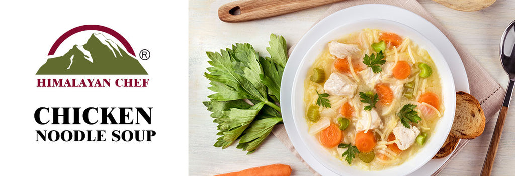 Homemade Pink Salt Chicken Noodle Soup